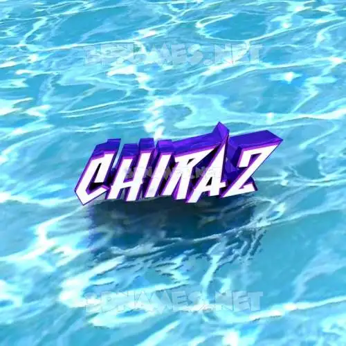 chiraz in Water style - 3D name wallpaper chiraz in Water style - 3D name wallpaper