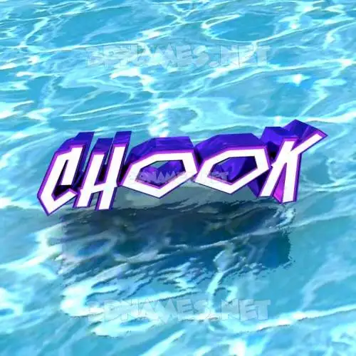 chook in Water style - 3D name wallpaper chook in Water style - 3D name wallpaper