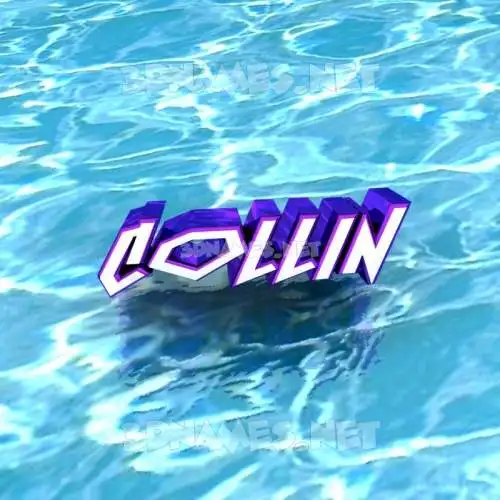 collin in Water style - 3D name wallpaper collin in Water style - 3D name wallpaper