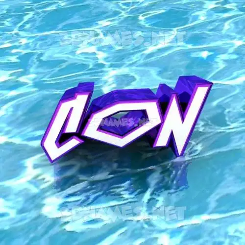 con in Water style - 3D name wallpaper con in Water style - 3D name wallpaper
