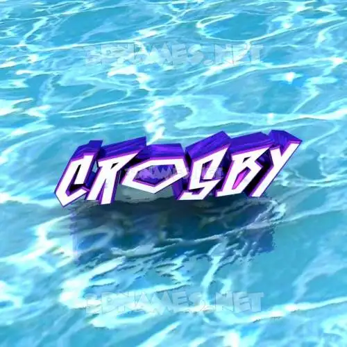 crosby in Water style - 3D name wallpaper crosby in Water style - 3D name wallpaper