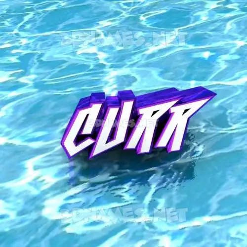 curr in Water style - 3D name wallpaper curr in Water style - 3D name wallpaper