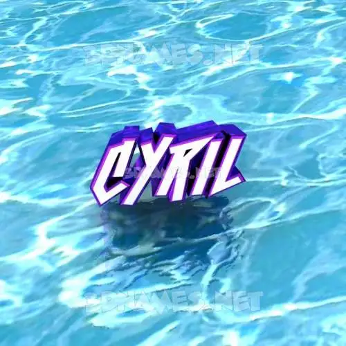 cyril in Water style - 3D name wallpaper cyril in Water style - 3D name wallpaper