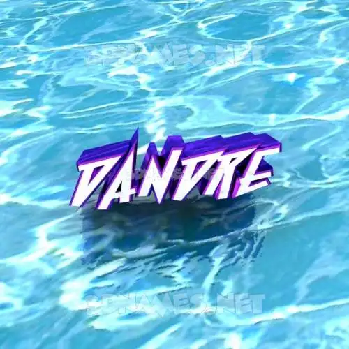 dandre in Water style - 3D name wallpaper dandre in Water style - 3D name wallpaper