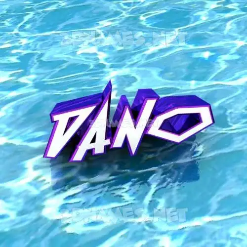 dano in Water style - 3D name wallpaper dano in Water style - 3D name wallpaper