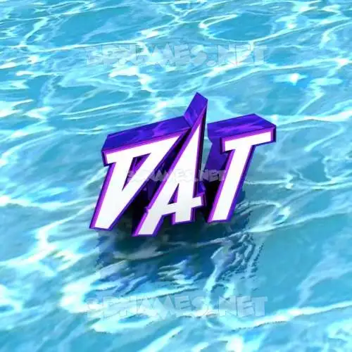 dat in Water style - 3D name wallpaper dat in Water style - 3D name wallpaper