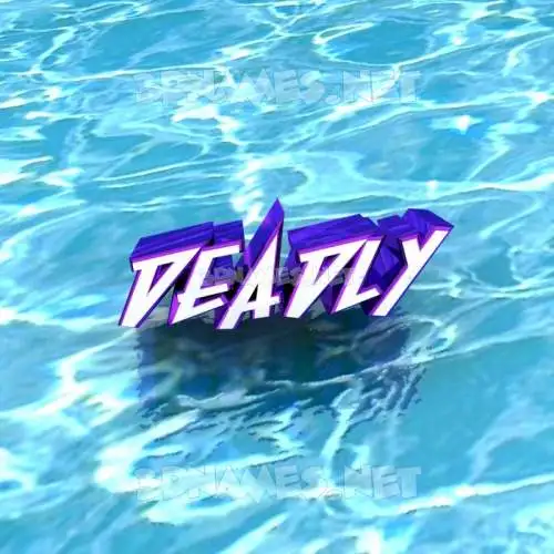 deadly in Water style - 3D name wallpaper deadly in Water style - 3D name wallpaper