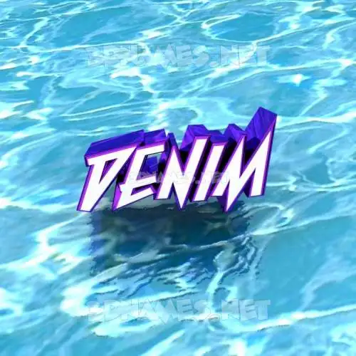 denim in Water style - 3D name wallpaper denim in Water style - 3D name wallpaper