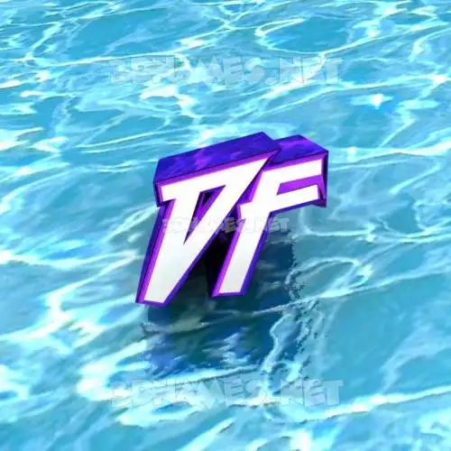 df in Water style - 3D name wallpaper df in Water style - 3D name wallpaper