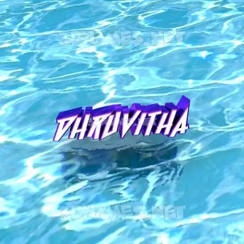 dhruvitha in Water style - 3D name wallpaper dhruvitha in Water style - 3D name wallpaper