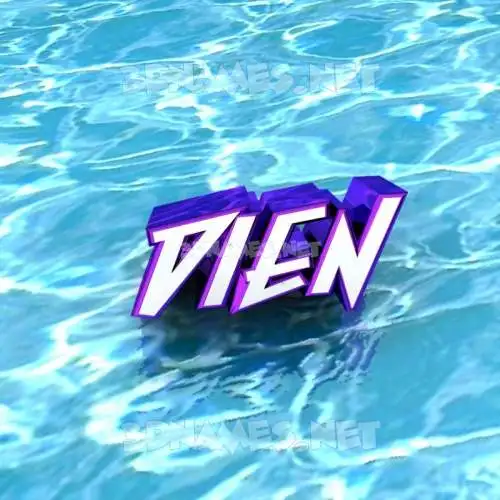 dien in Water style - 3D name wallpaper dien in Water style - 3D name wallpaper