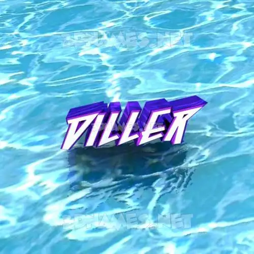 diller in Water style - 3D name wallpaper diller in Water style - 3D name wallpaper