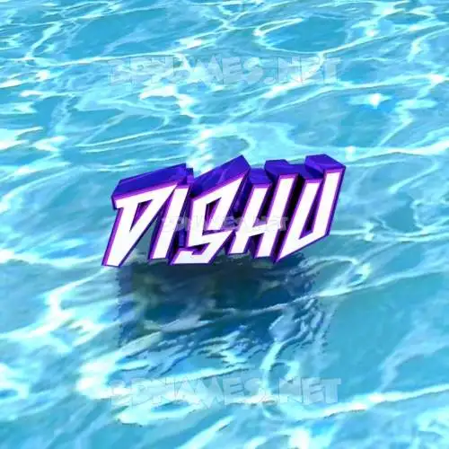 dishu in Water style - 3D name wallpaper dishu in Water style - 3D name wallpaper