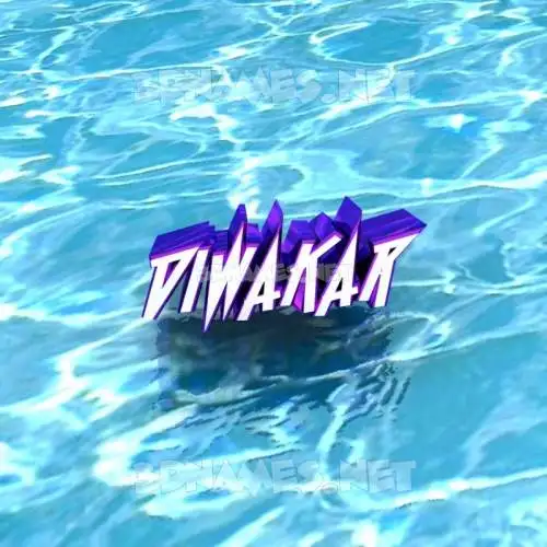 diwakar in Water style - 3D name wallpaper diwakar in Water style - 3D name wallpaper