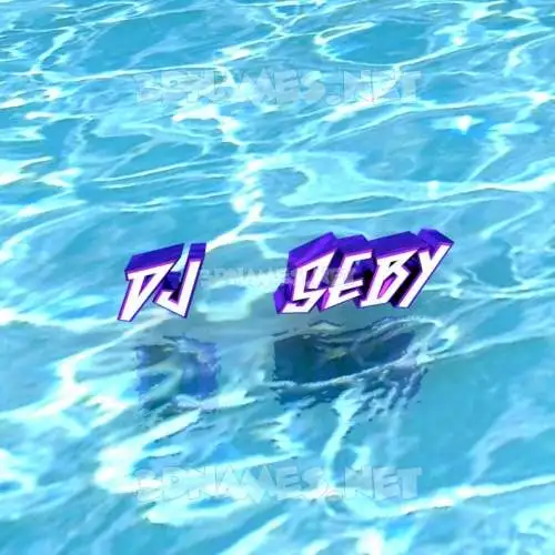 dj seby in Water style - 3D name wallpaper dj seby in Water style - 3D name wallpaper