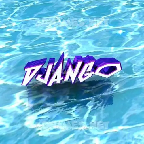 django in Water style - 3D name wallpaper django in Water style - 3D name wallpaper