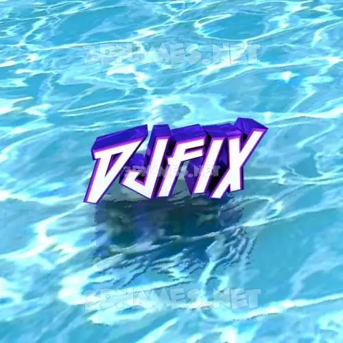 djfix in Water style - 3D name wallpaper djfix in Water style - 3D name wallpaper