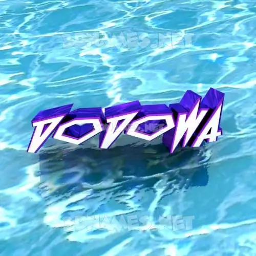 dodowa in Water style - 3D name wallpaper dodowa in Water style - 3D name wallpaper