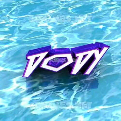 dody in Water style - 3D name wallpaper dody in Water style - 3D name wallpaper