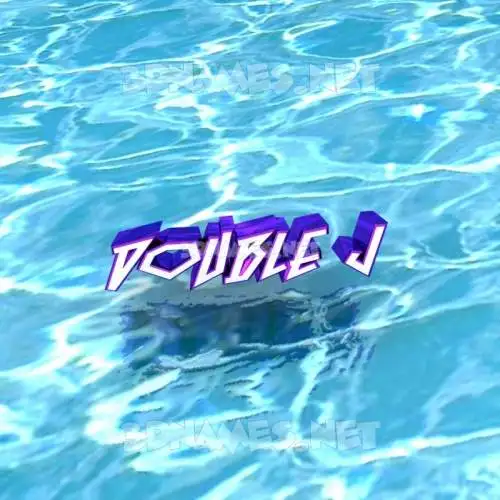 double j in Water style - 3D name wallpaper double j in Water style - 3D name wallpaper
