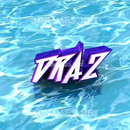 draz in Water style - 3D name wallpaper draz in Water style - 3D name wallpaper