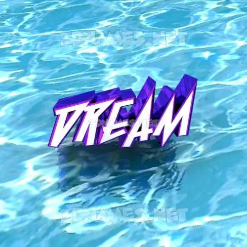 dream in Water style - 3D name wallpaper