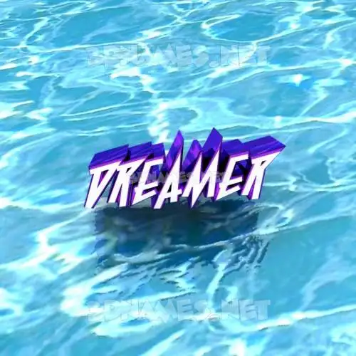 dreamer in Water style - 3D name wallpaper