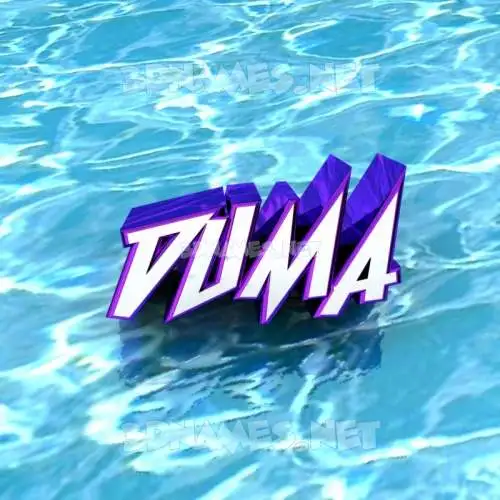duma in Water style - 3D name wallpaper duma in Water style - 3D name wallpaper