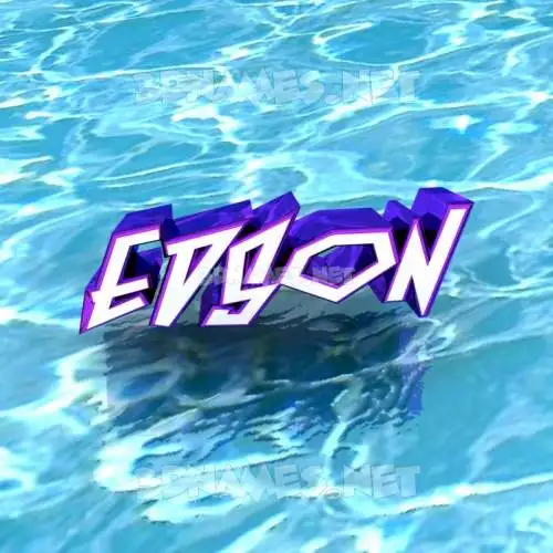 edson in Water style - 3D name wallpaper edson in Water style - 3D name wallpaper