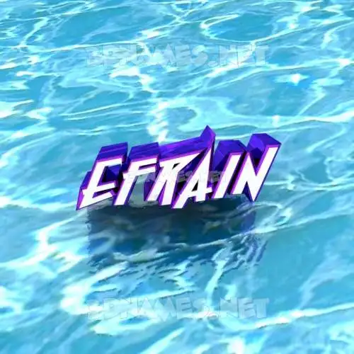 efrain in Water style - 3D name wallpaper efrain in Water style - 3D name wallpaper