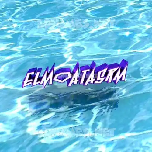 elmoatasrm in Water style - 3D name wallpaper