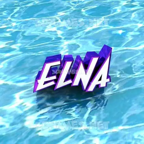 elna in Water style - 3D name wallpaper elna in Water style - 3D name wallpaper