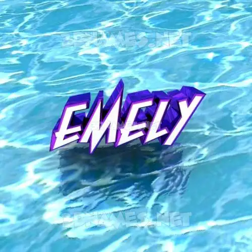 emely in Water style - 3D name wallpaper emely in Water style - 3D name wallpaper