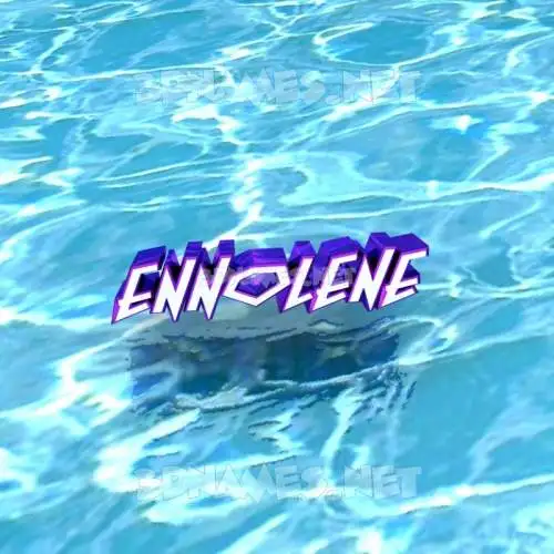 ennolene in Water style - 3D name wallpaper ennolene in Water style - 3D name wallpaper