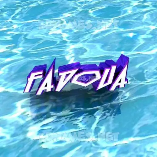 fadoua in Water style - 3D name wallpaper fadoua in Water style - 3D name wallpaper