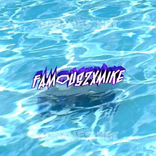 famouszxmike in Water style - 3D name wallpaper famouszxmike in Water style - 3D name wallpaper