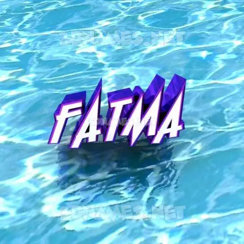 fatma in Water style - 3D name wallpaper fatma in Water style - 3D name wallpaper