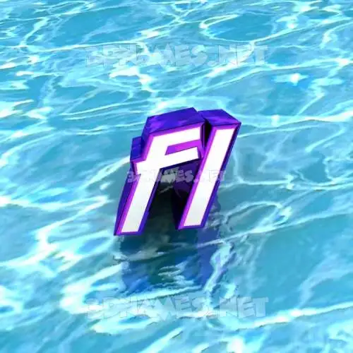 fi in Water style - 3D name wallpaper fi in Water style - 3D name wallpaper