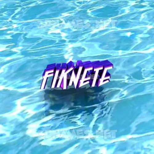 fiknete in Water style - 3D name wallpaper fiknete in Water style - 3D name wallpaper