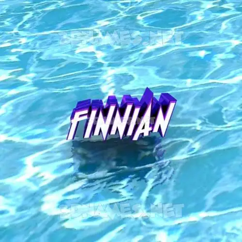 finnian in Water style - 3D name wallpaper finnian in Water style - 3D name wallpaper