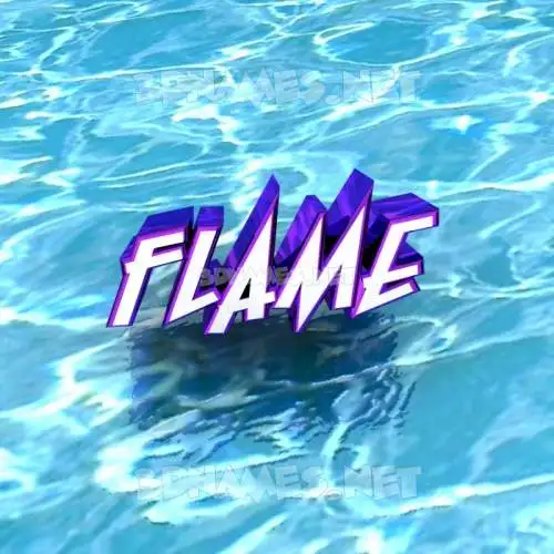 flame in Water style - 3D name wallpaper flame in Water style - 3D name wallpaper