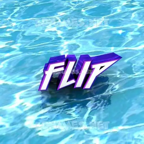 flip in Water style - 3D name wallpaper flip in Water style - 3D name wallpaper