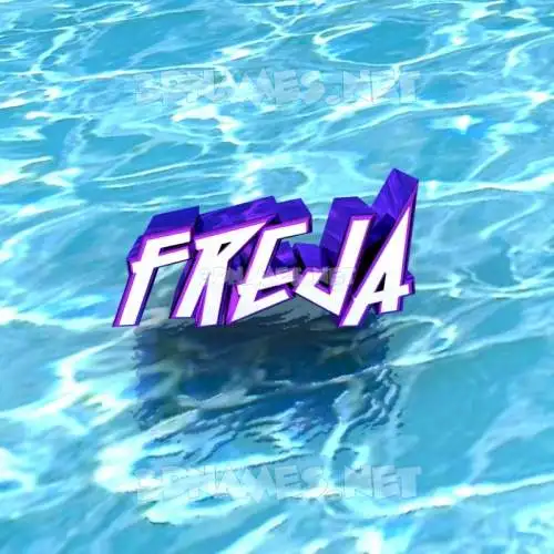freja in Water style - 3D name wallpaper freja in Water style - 3D name wallpaper