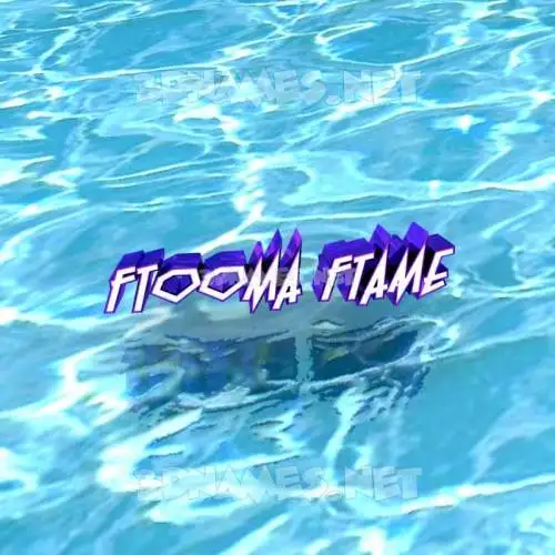 ftooma ftame in Water style - 3D name wallpaper ftooma ftame in Water style - 3D name wallpaper