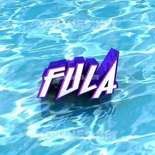 fula in Water style - 3D name wallpaper fula in Water style - 3D name wallpaper
