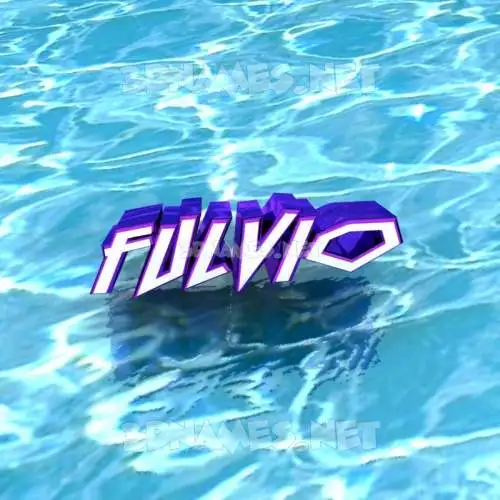 fulvio in Water style - 3D name wallpaper fulvio in Water style - 3D name wallpaper