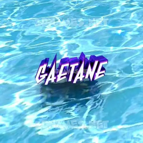 gaetane in Water style - 3D name wallpaper gaetane in Water style - 3D name wallpaper