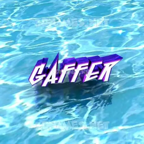gaffer in Water style - 3D name wallpaper gaffer in Water style - 3D name wallpaper