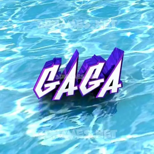gaga in Water style - 3D name wallpaper gaga in Water style - 3D name wallpaper