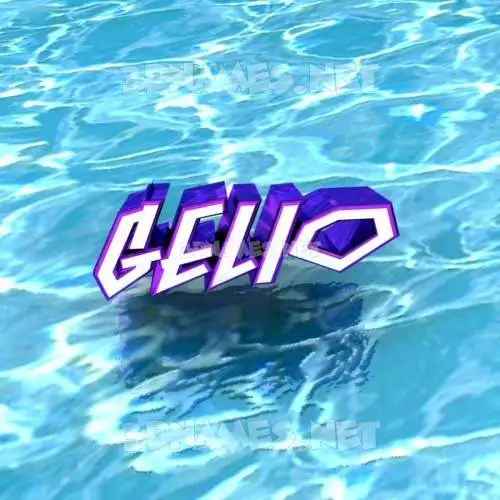 gelio in Water style - 3D name wallpaper gelio in Water style - 3D name wallpaper